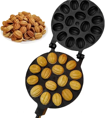 Non Stick 16 Cavity Walnut Cake Maker Non Stick 16 Cavity Walnut Cake Maker