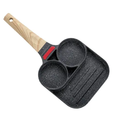 Non Stick 3 Section Divided Frying Pan Non Stick 3 Section Divided Frying Pan