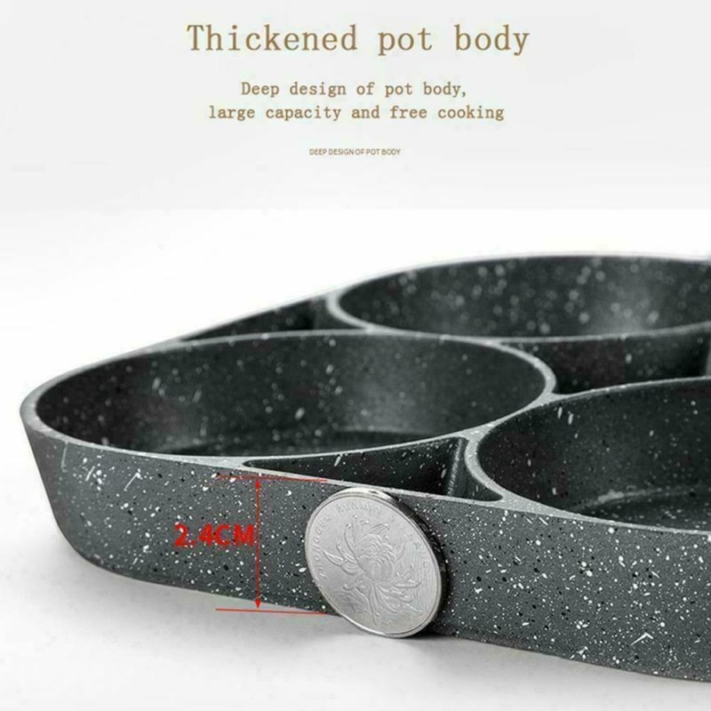 Non Stick 3 Section Divided Frying Pan Non Stick 3 Section Divided Frying Pan