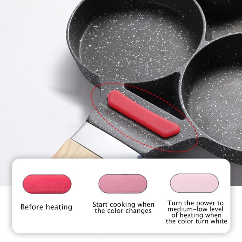 Non Stick 3 Section Divided Frying Pan Non Stick 3 Section Divided Frying Pan