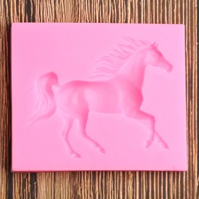 Non Stick 3D Silicone Horse Mold