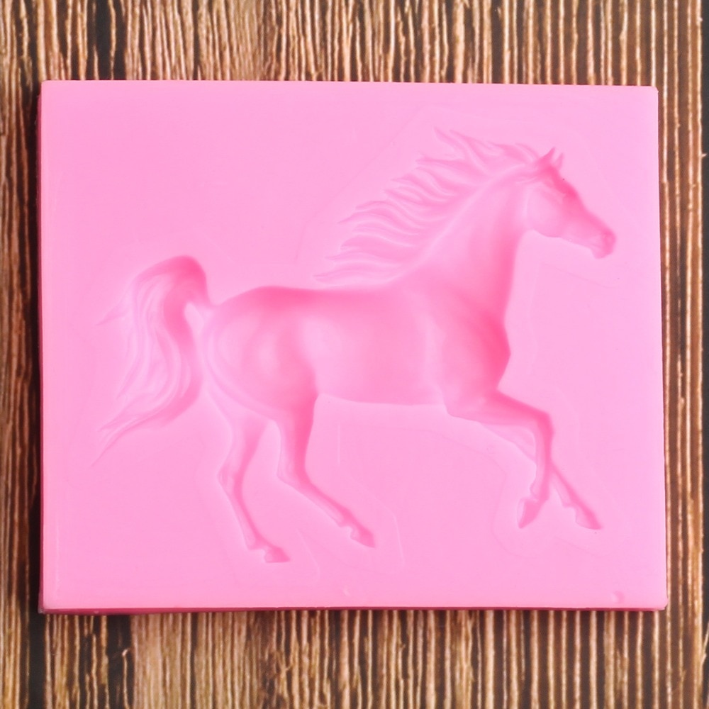 Non Stick 3D Silicone Horse Mold