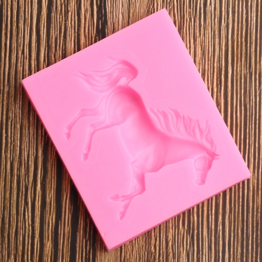 Non Stick 3D Silicone Horse Mold Non Stick 3D Silicone Horse Mold