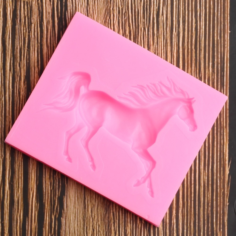 Non Stick 3D Silicone Horse Mold Non Stick 3D Silicone Horse Mold