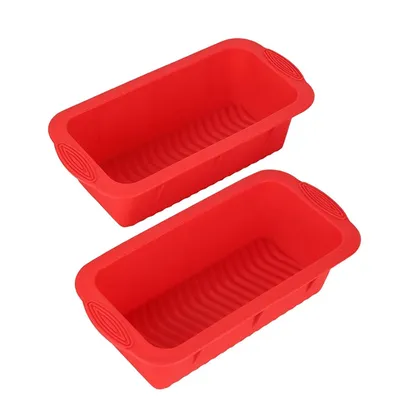 Non Stick Bakeware Silicone Loaf Pan (2 pcs)