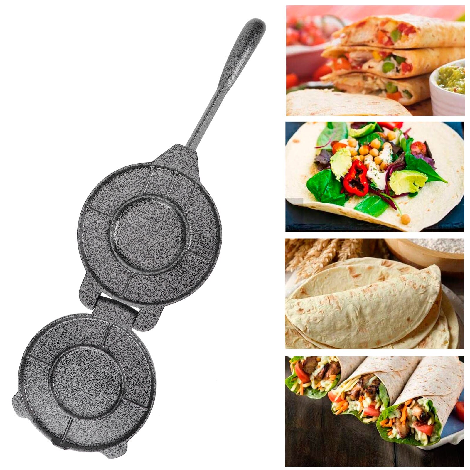 Non Stick Cast Iron Tortilla Press Non Stick Cast Iron Tortilla Press