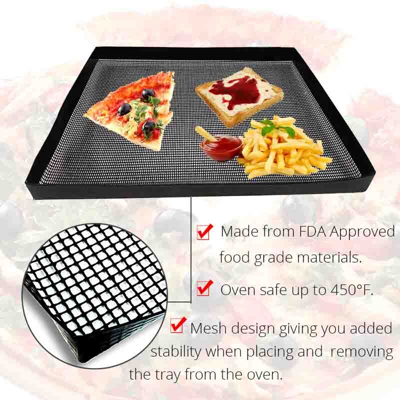 Non Stick Coated Mesh Oven Tray Non Stick Coated Mesh Oven Tray