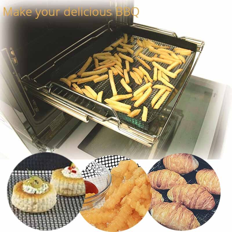Non Stick Coated Mesh Oven Tray Non Stick Coated Mesh Oven Tray