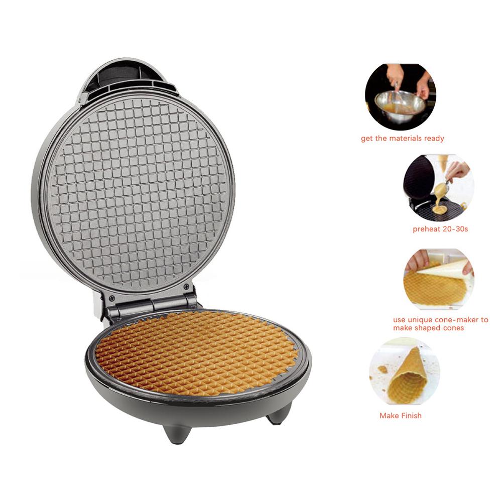 Non Stick Electric Waffle Cone Iron