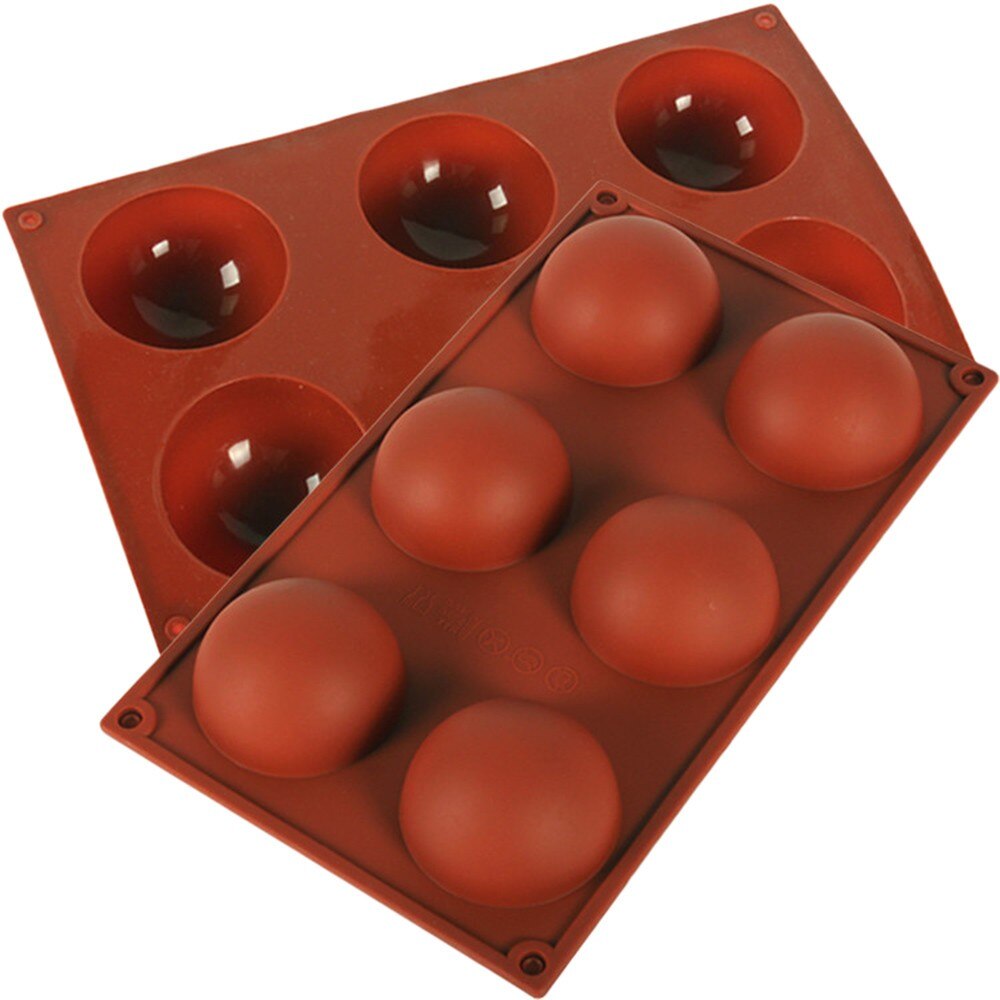 Non Stick Half Sphere Silicone Molds (3 pcs) Non Stick Half Sphere Silicone Molds (3 pcs)