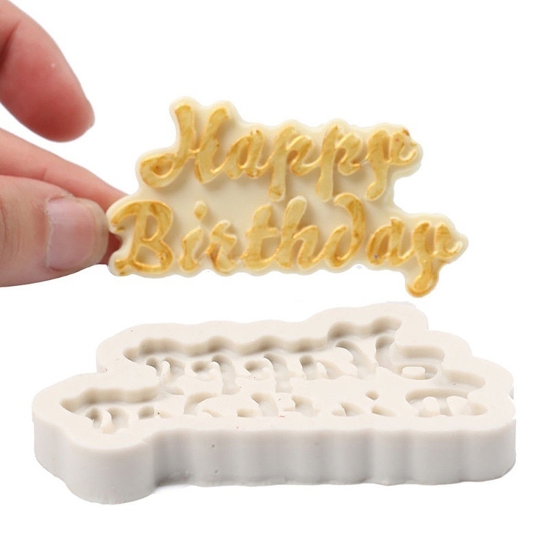 Non Stick Happy Birthday Silicone Mold