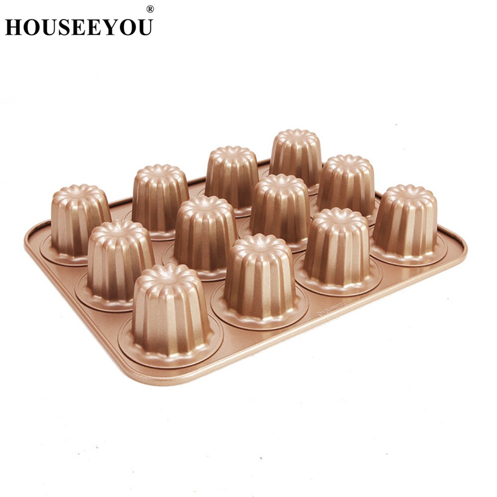 Non Stick Metal 12 Cup Canele Pan