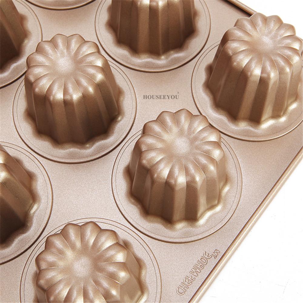 Non Stick Metal 12 Cup Canele Pan
