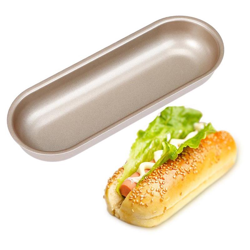 Non Stick Metal Hot Dog Bun Pan