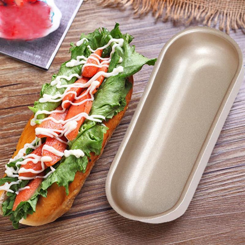 Non Stick Metal Hot Dog Bun Pan