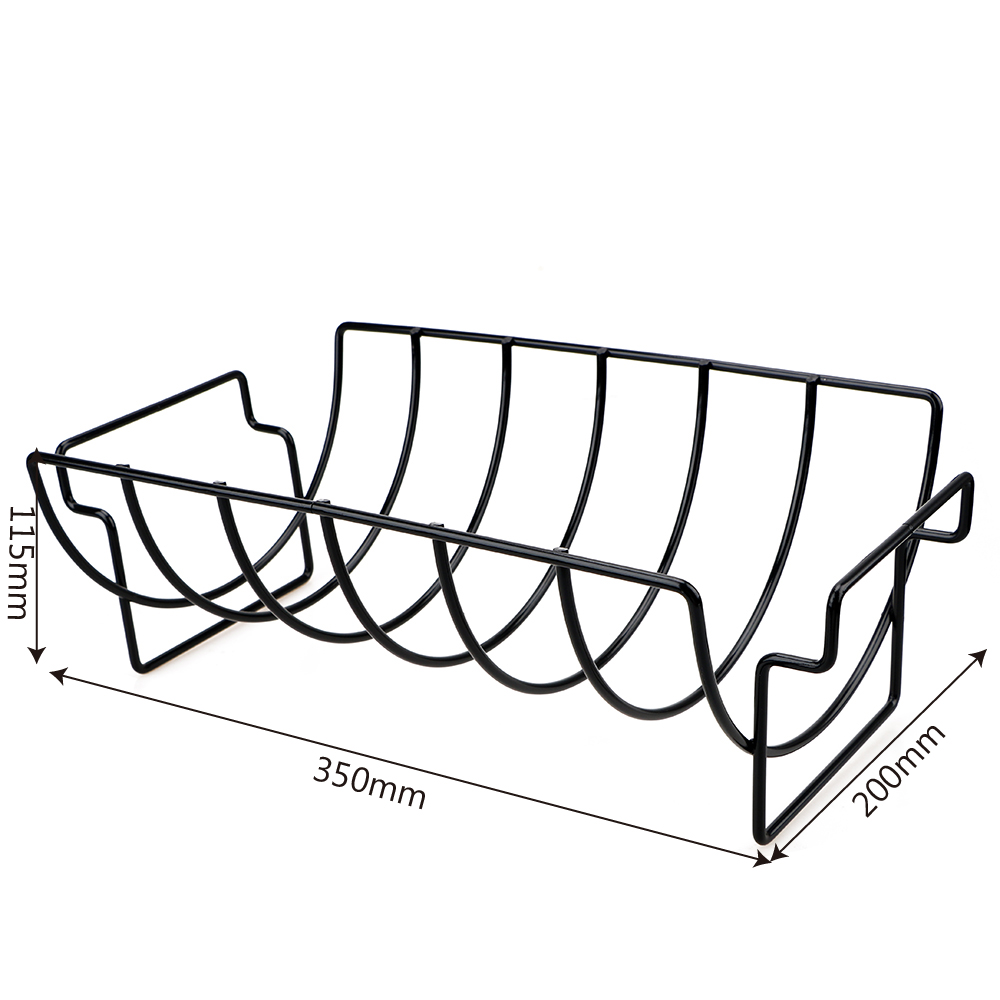 Non Stick Metal Rib Rack for Grill