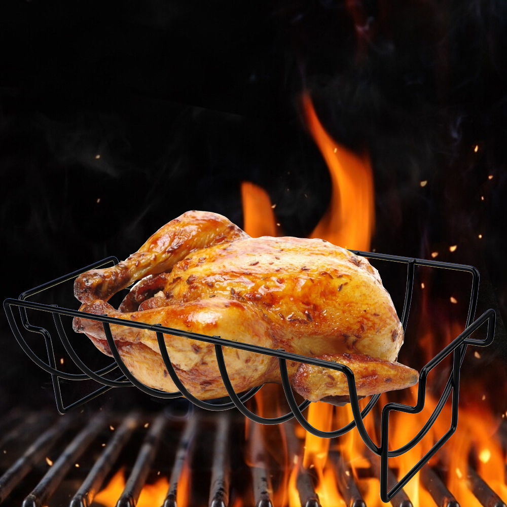 Non Stick Metal Rib Rack for Grill