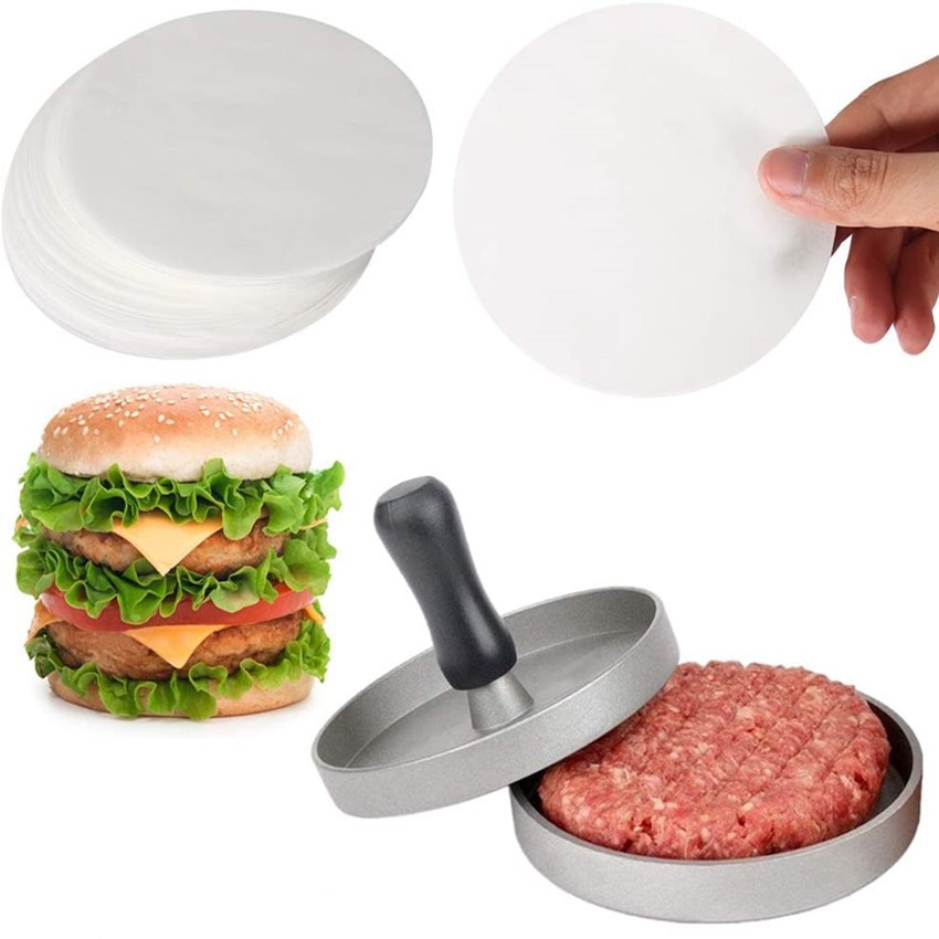 Non Stick Round Burger Paper Sheets (100 pcs)