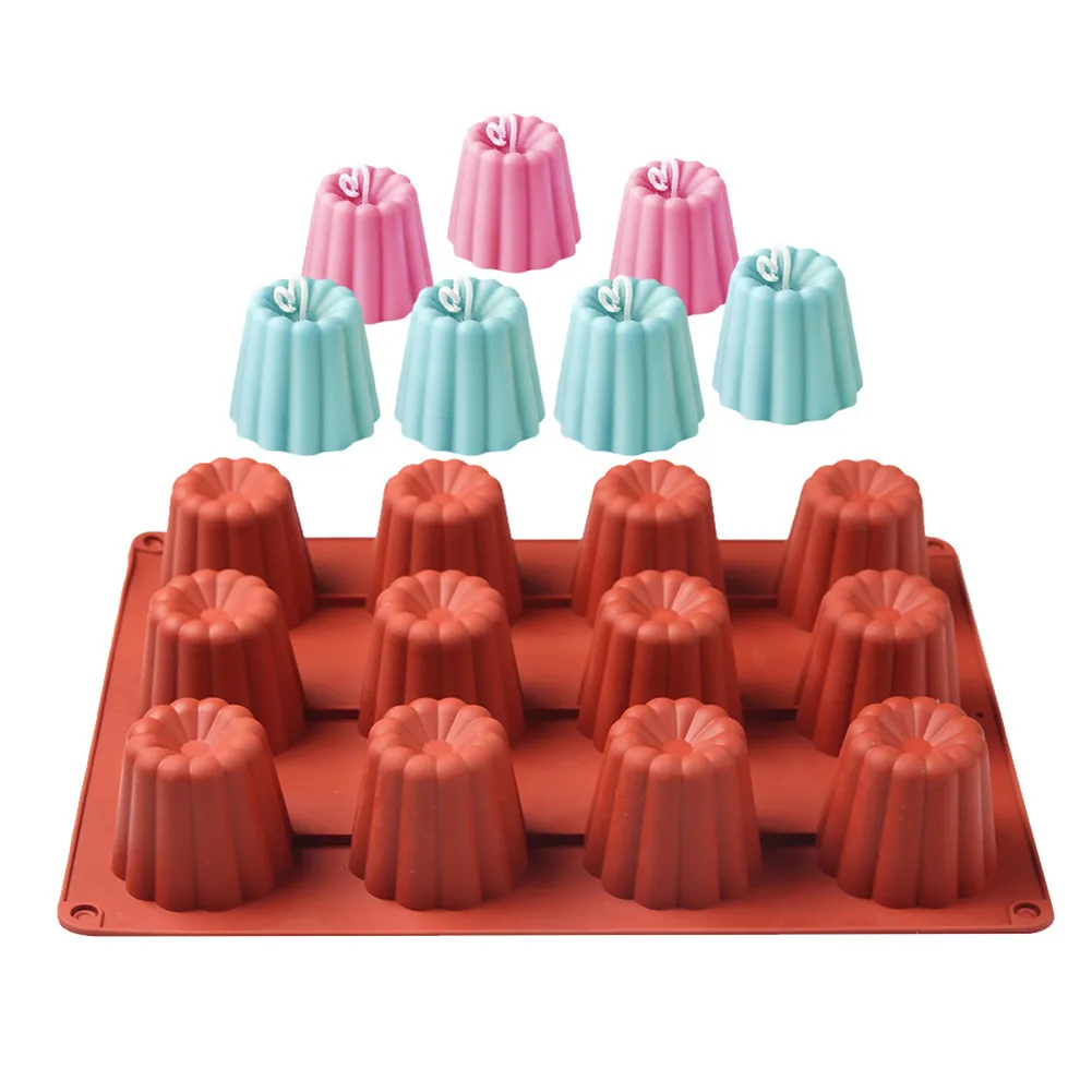 Non Stick Silicone Canele Mold for Baking Non Stick Silicone Canele Mold for Baking