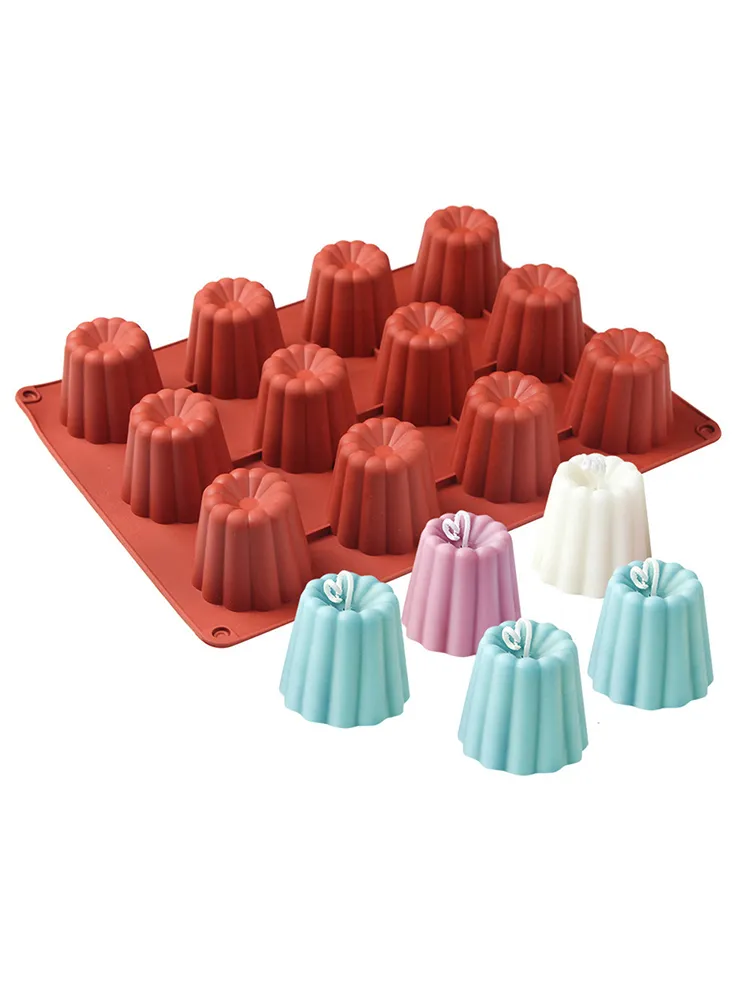 Non Stick Silicone Canele Mold for Baking Non Stick Silicone Canele Mold for Baking