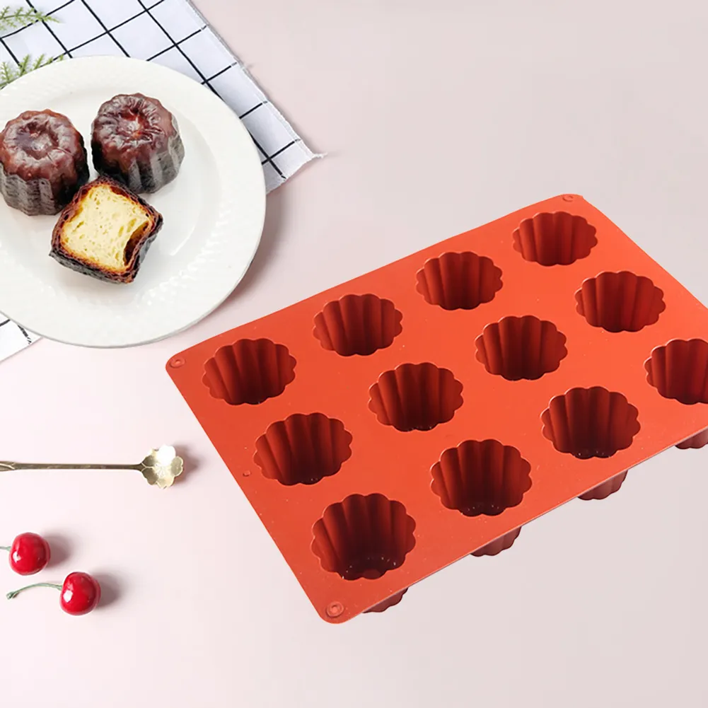 Non Stick Silicone Canele Mold for Baking Non Stick Silicone Canele Mold for Baking