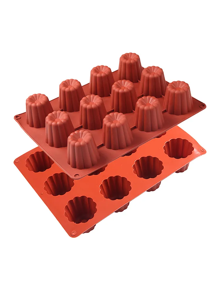 Non Stick Silicone Canele Mold for Baking Non Stick Silicone Canele Mold for Baking