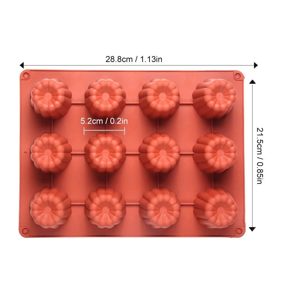Non Stick Silicone Canele Mold for Baking Non Stick Silicone Canele Mold for Baking