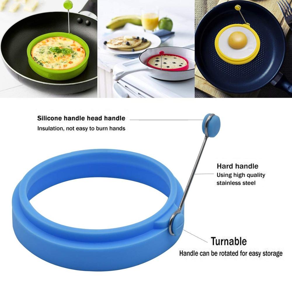 Non Stick Silicone Pancake Rings (4pcs)