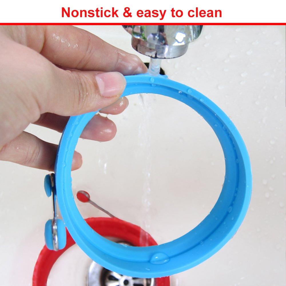 Non Stick Silicone Pancake Rings (4pcs)