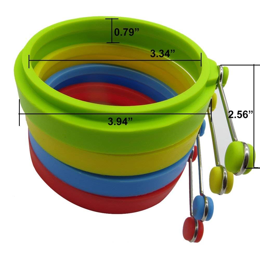 Non Stick Silicone Pancake Rings (4pcs)