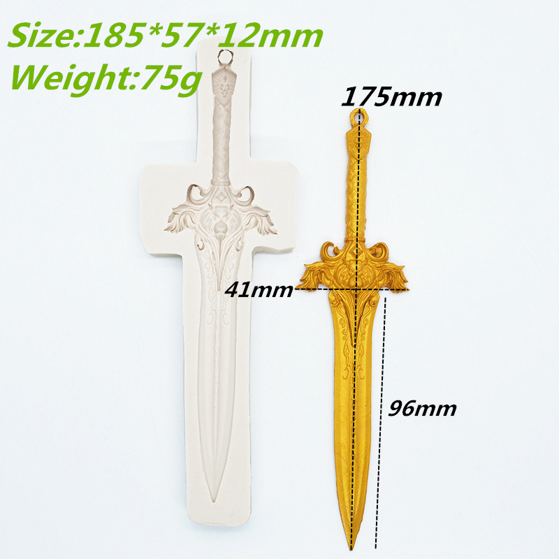 Non Stick Silicone Resin Sword Mold