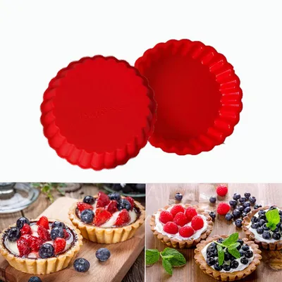Non Stick Silicone Tart Mold Set (3pcs)