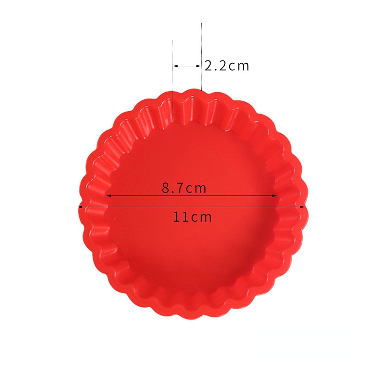 Non Stick Silicone Tart Mold Set (3pcs)