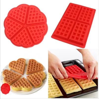 Non Stick Silicone Waffle Mold