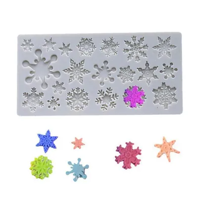 Non Stick Snowflake Silicone Mold