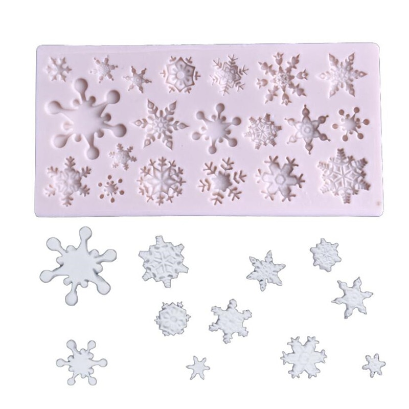 Non Stick Snowflake Silicone Mold