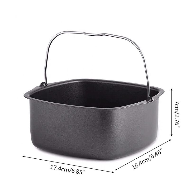 Non Stick Square Air Fryer Cake Pan Non Stick Square Air Fryer Cake Pan