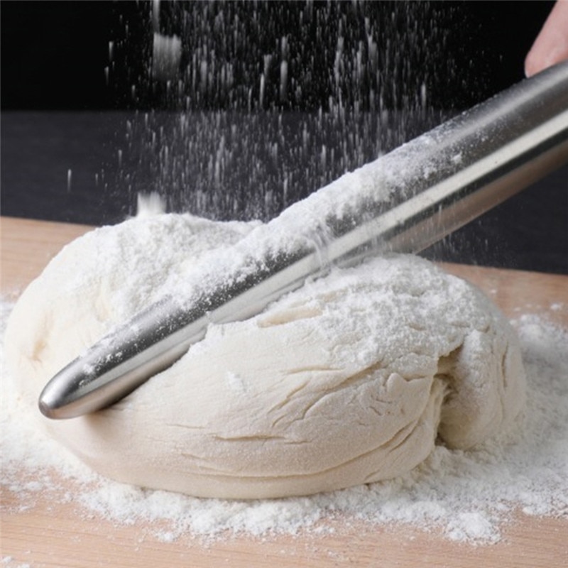Non-Stick Stainless Steel Rolling Pin Non-Stick Stainless Steel Rolling Pin