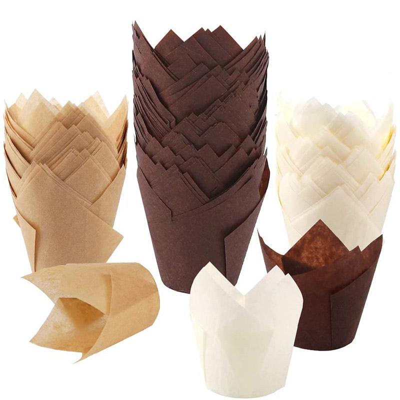 Non Stick Tulip Muffin Liners (200pcs)
