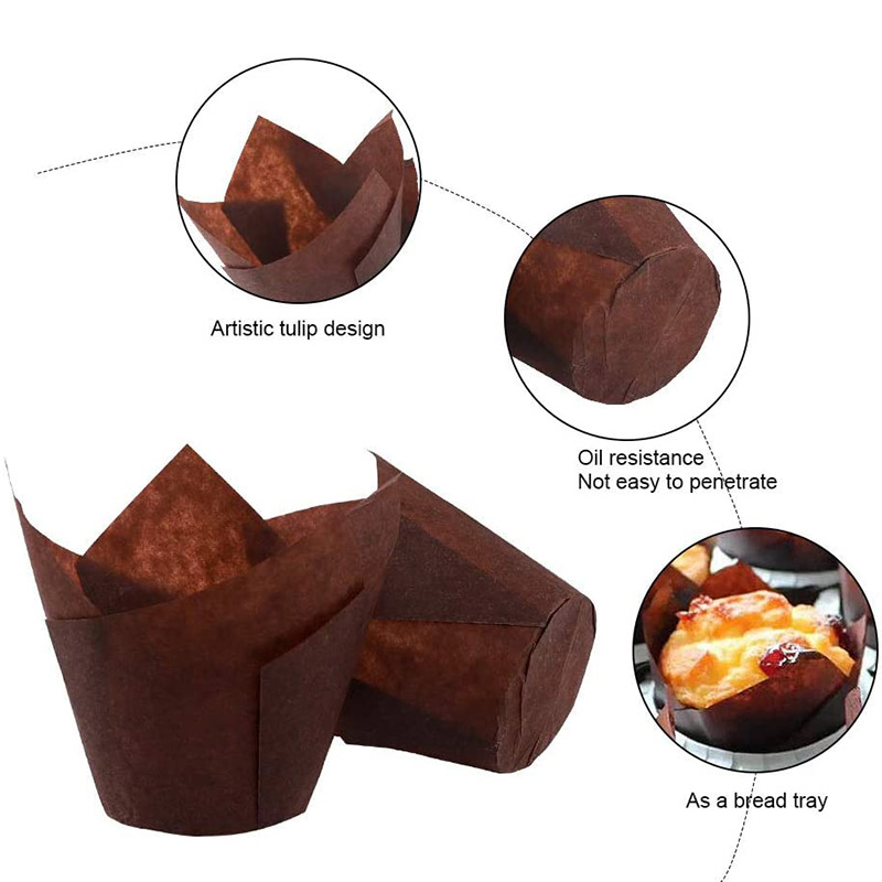 Non Stick Tulip Muffin Liners (200pcs)
