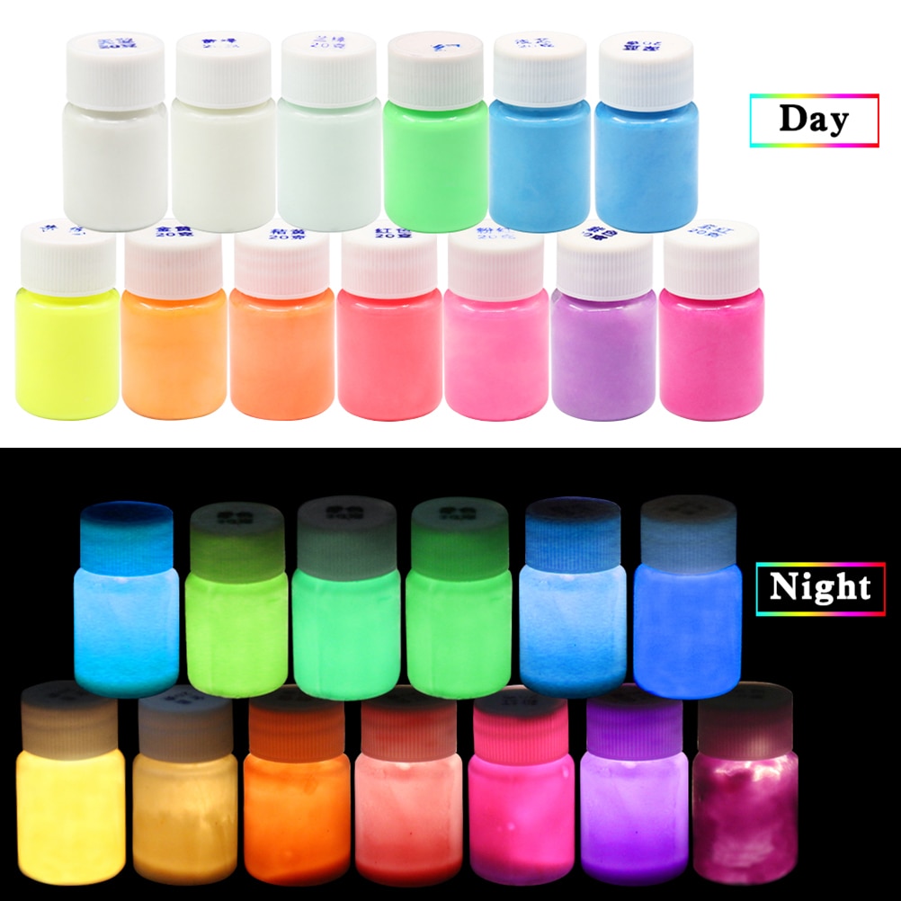 Non-Toxic Glow in the Dark Face Paint (13pcs)