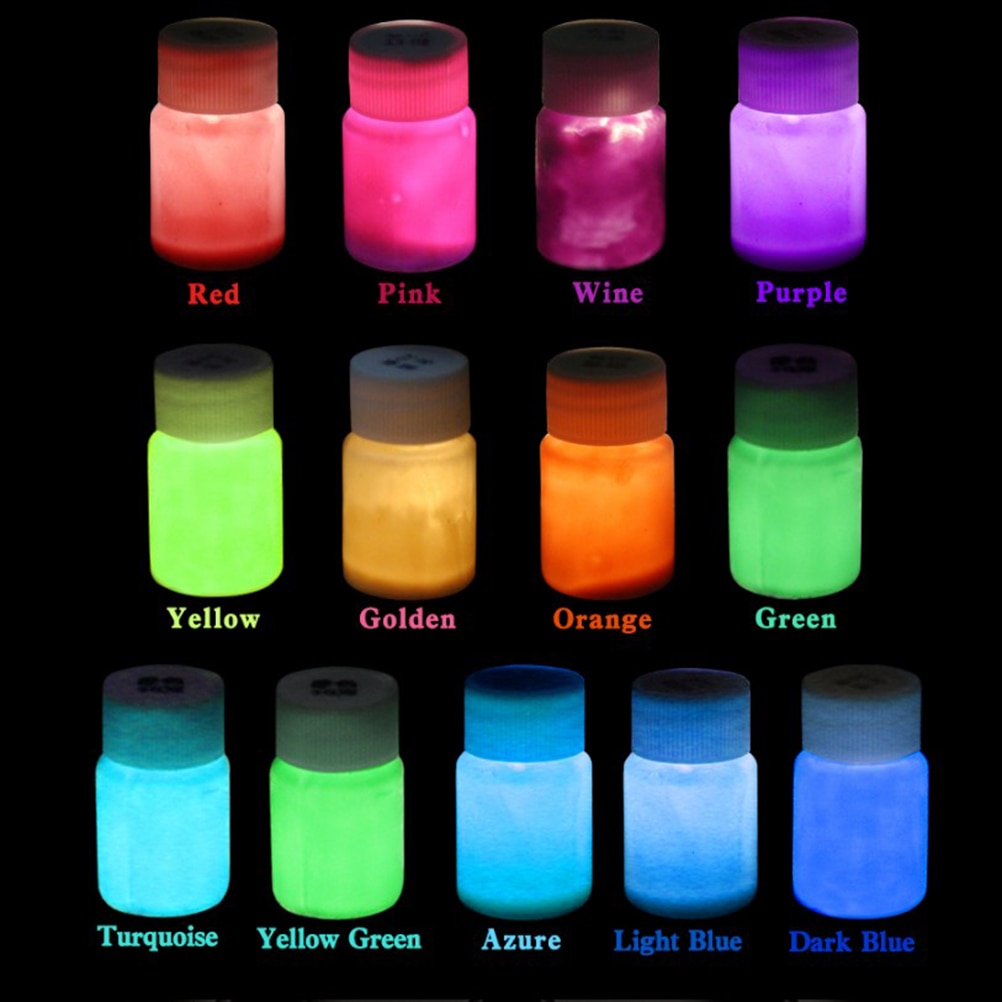 Non-Toxic Glow in the Dark Face Paint (13pcs)