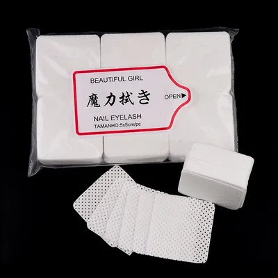 Non Woven Cotton Nail Polish Wipes (600 pcs) Non Woven Cotton Nail Polish Wipes (600 pcs)