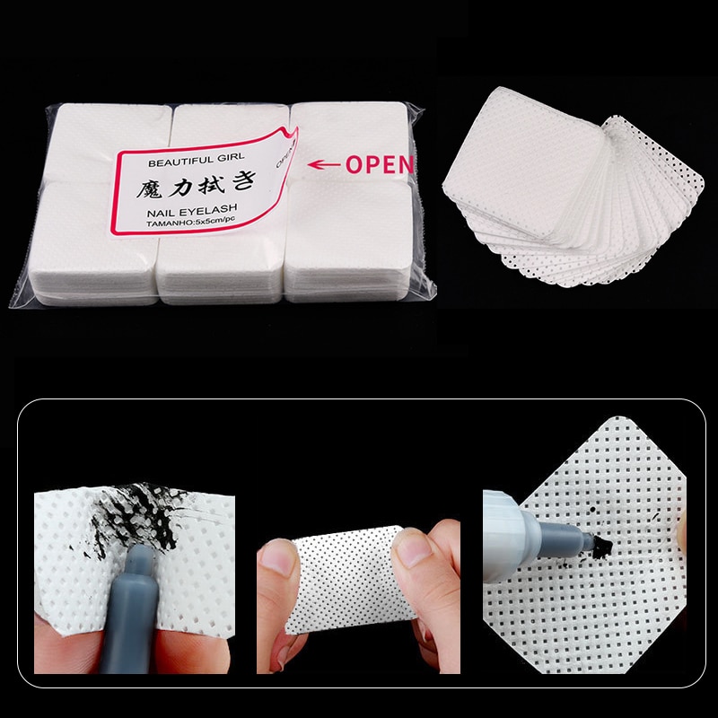 Non Woven Cotton Nail Polish Wipes (600 pcs) Non Woven Cotton Nail Polish Wipes (600 pcs)