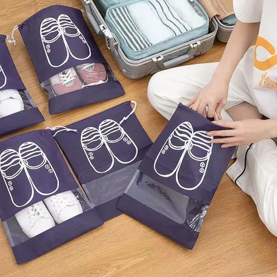Non Woven Shoes Storage Bags (5Pcs) Non Woven Shoes Storage Bags (5Pcs)