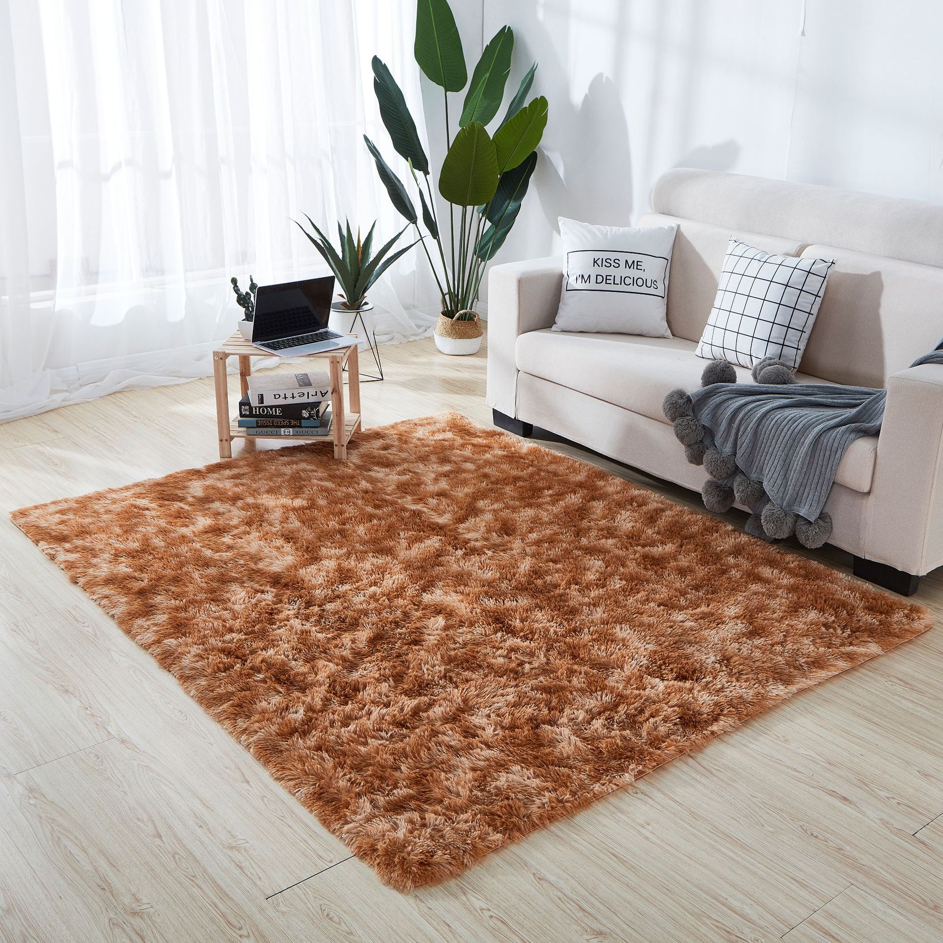 Nonslip Carpet Decorative Plush Rug