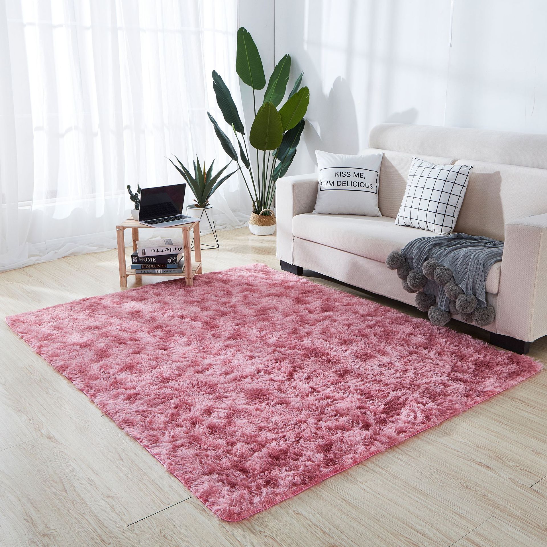Nonslip Carpet Decorative Plush Rug