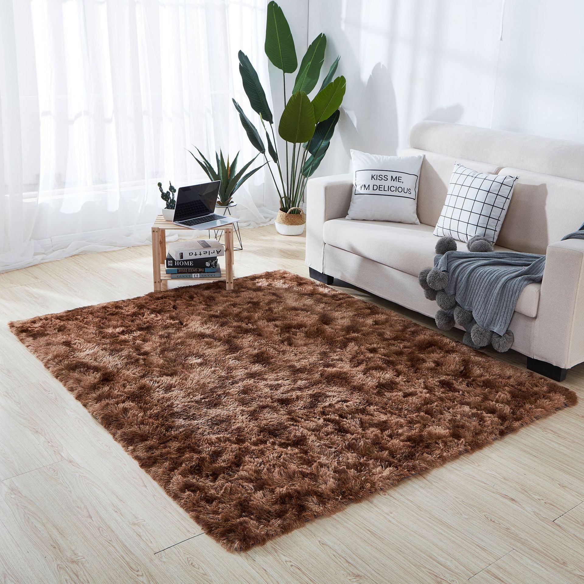 Nonslip Carpet Decorative Plush Rug