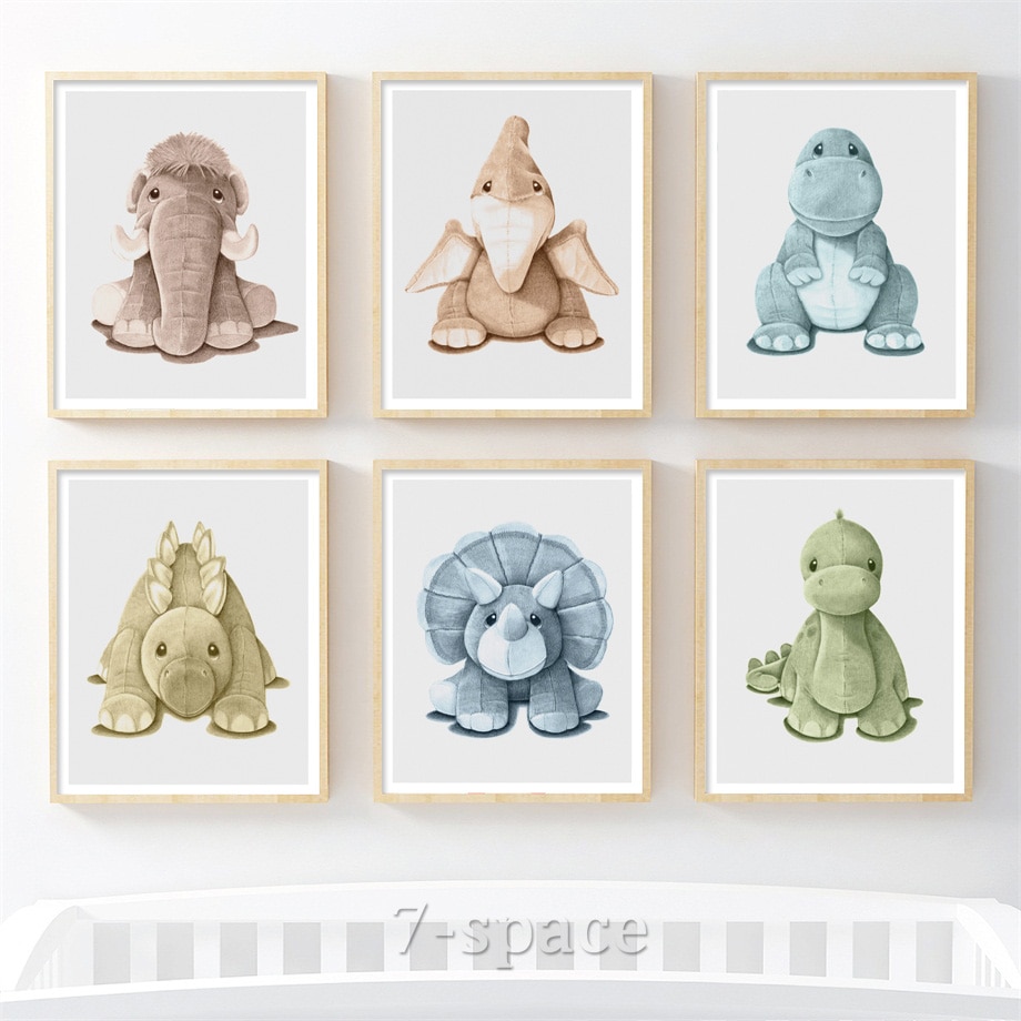 Nordic Animal Baby Room Poster