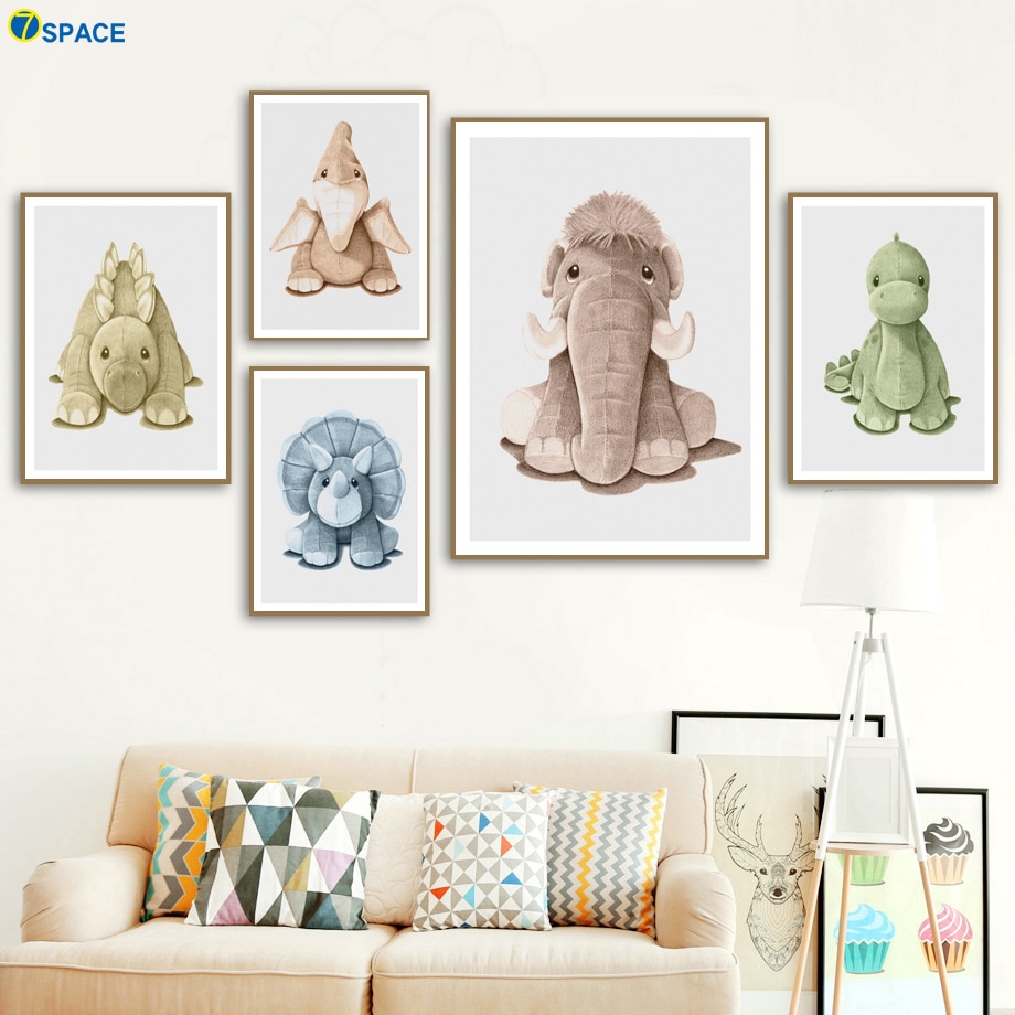Nordic Animal Baby Room Poster Nordic Animal Baby Room Poster